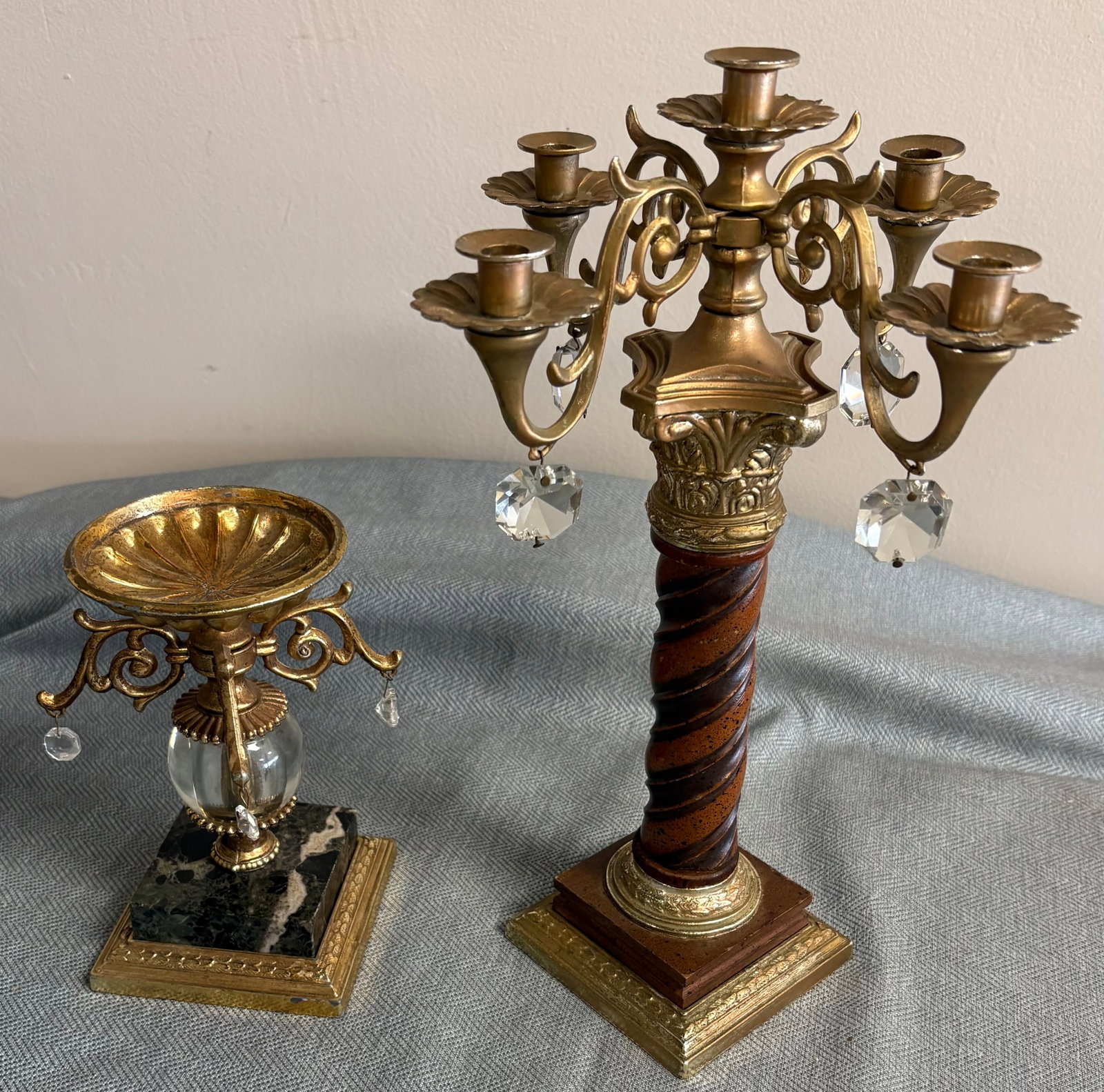 Vintage Mid-20th century Candelabra/Candle Holder by Dilly Manufacturing (1 of 6)