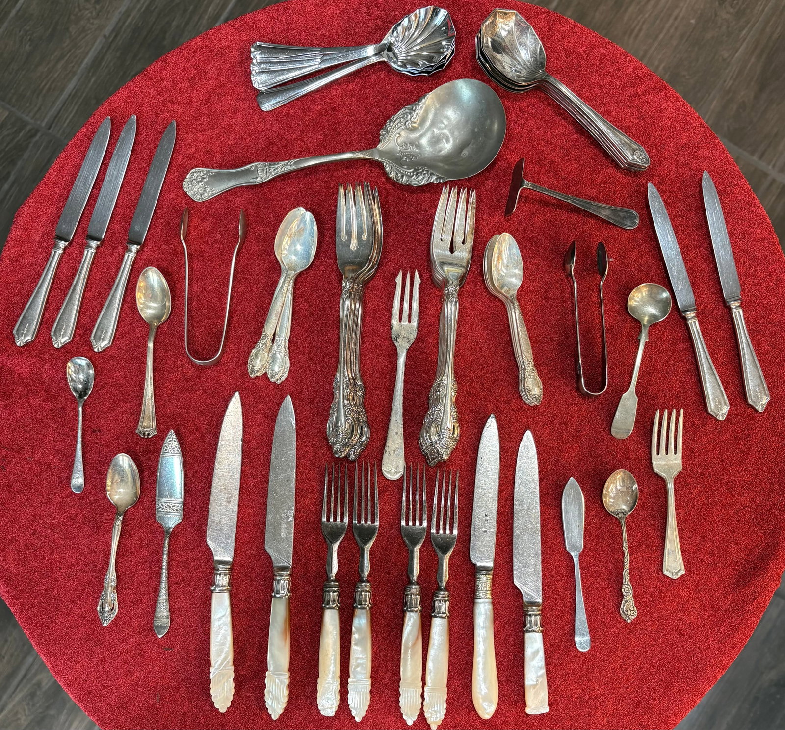 Antique/Vintage 56-Piece Collection of Assorted & Unique Silver-Plated Flatware (1 of 8)
