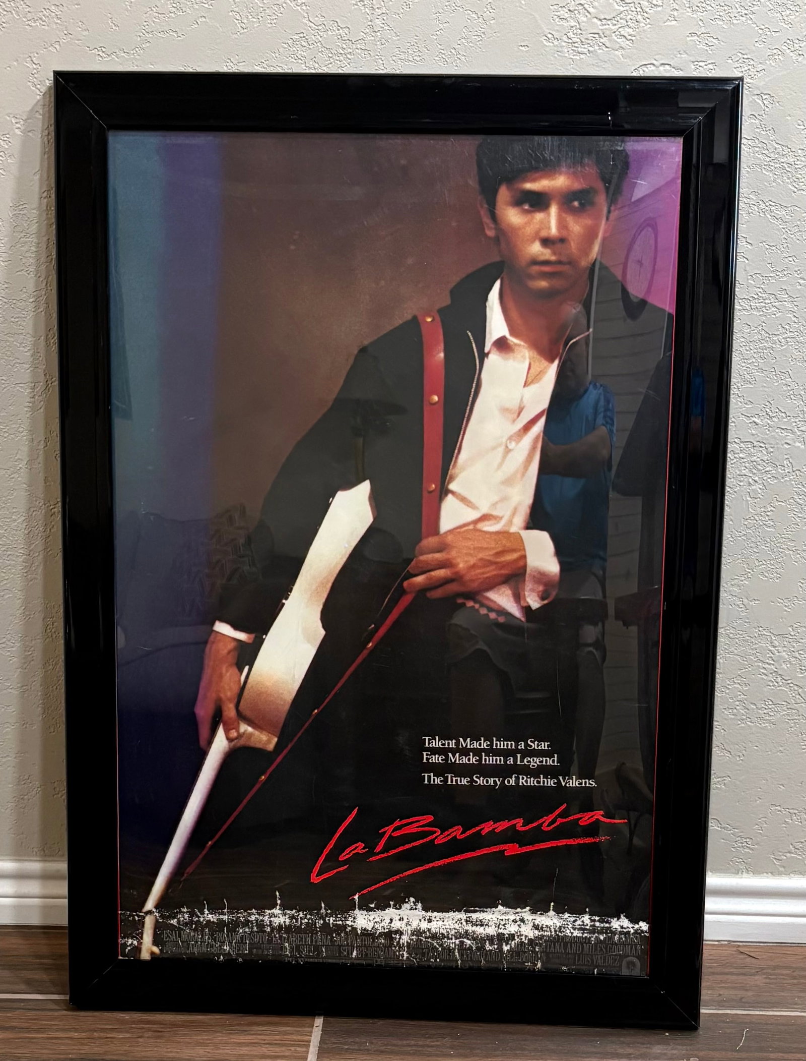 Vtg (1987) "La Bamba" Framed Theatrical Poster (1 of 5)