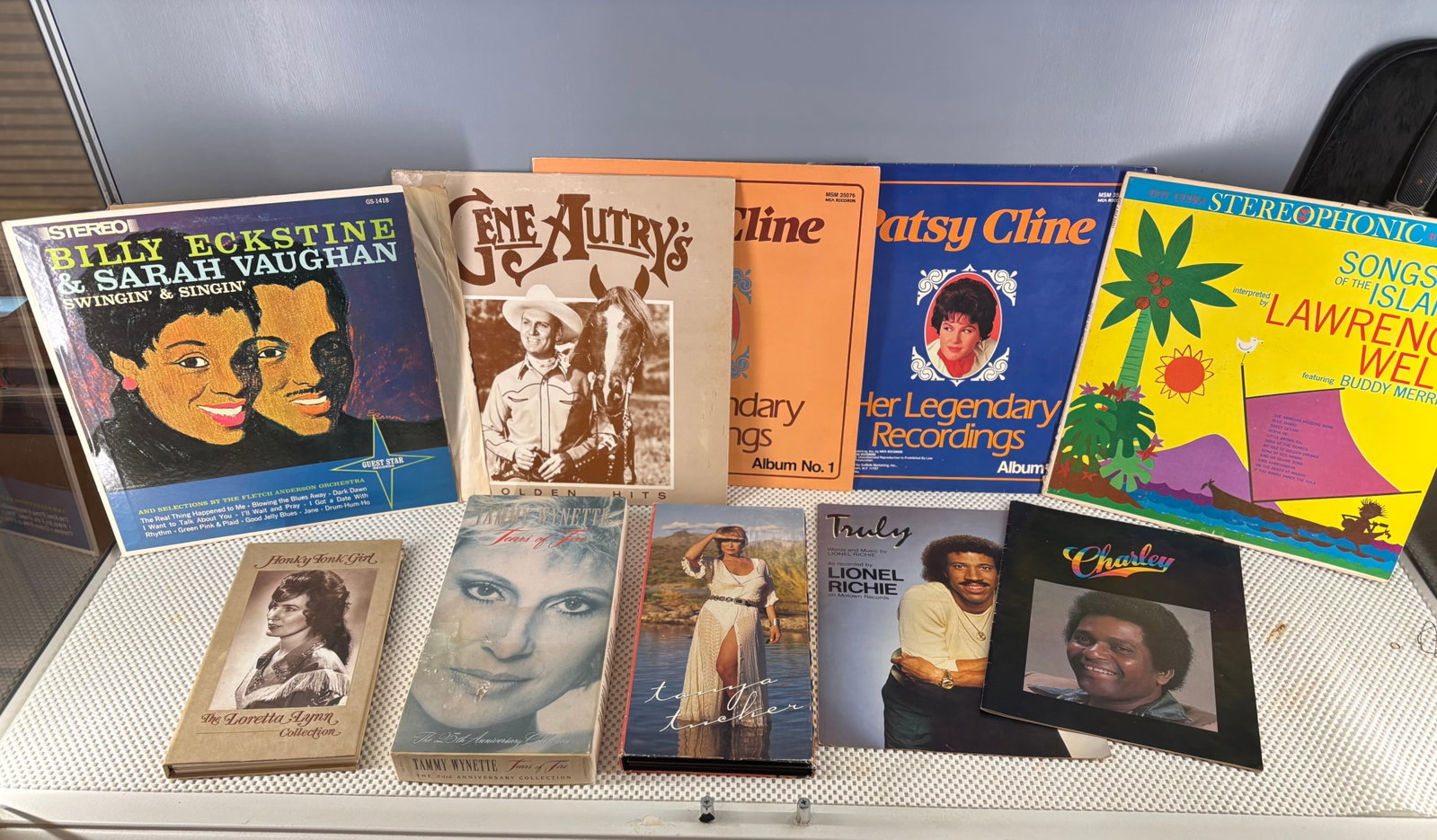 Vtg Vinyl Records & Cassette Box Sets Grouping - Classic Country, Jazz, Swing, etc. (1 of 5)