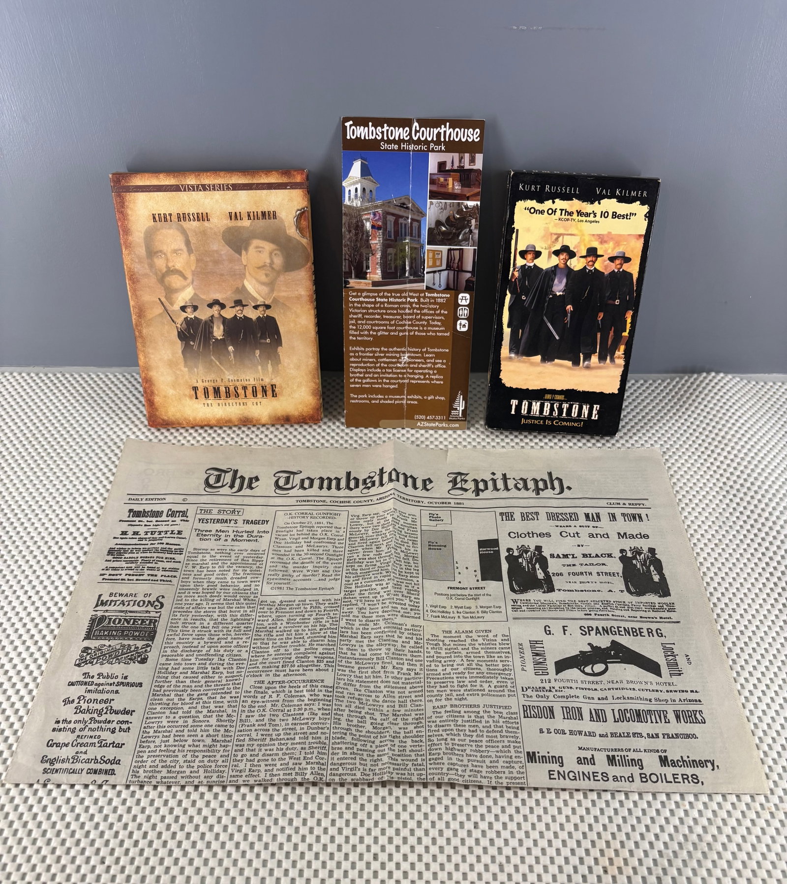 Vtg “Tombstone” Grouping of the "Gunfight at the OK Corral" - Wyatt Earp, Doc Holiday (1 of 4)