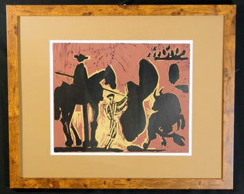 Pablo Picasso, 1963 Linocut, Ed of 520, Provenance