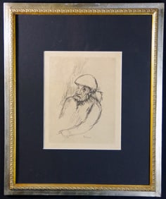 Pierre Bonnard, Etching, Portrait of Pierre Renoir, Plate Signed