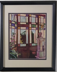 Raoul Dufy 1954 Lithograph, Window With Colored Panes, Provenance,