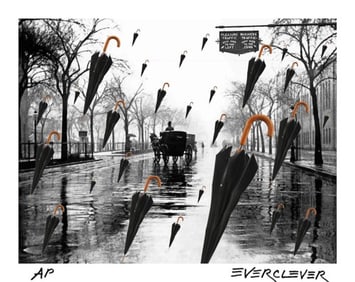 Raining Umbrellas