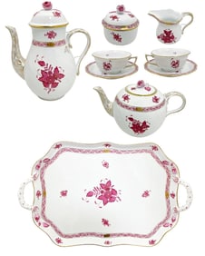Herend Coffee & Tea Set for 2