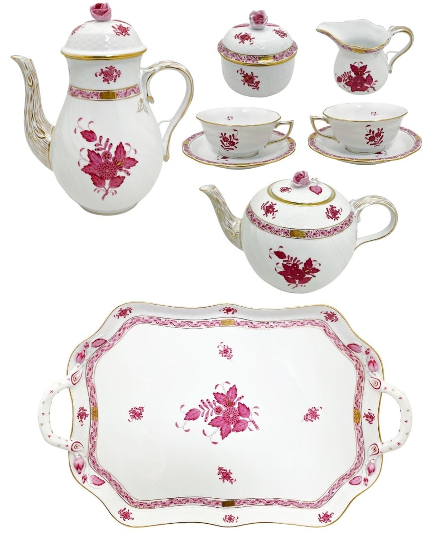 Herend Coffee & Tea Set for 2 (1 of 15)