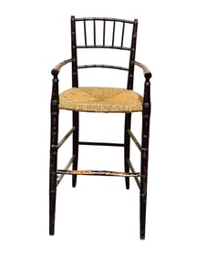 Early 19th c. Sheraton Child's Chair