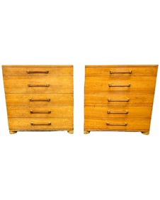 Pair Mid Century John Widdicomb Chest of Drawers