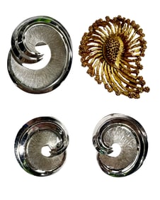 Three Pieces of Signed Vintage Jewelry