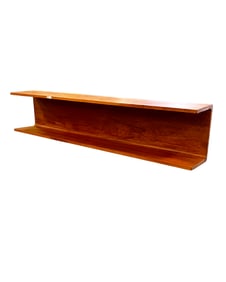 Mid Century Danish Modern Floating Shelf