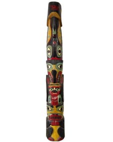 Large Vintage Haida Totem