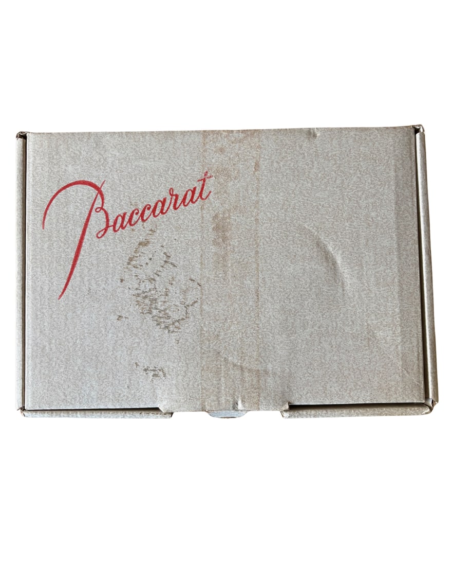 Set of Six Baccarat Massena Wine Glasses , in Original Box: Set of 6 Baccarat Massena wine glasses, stamped on bottom, mint condition, like new. H 6.75", Dia. 3.25".
