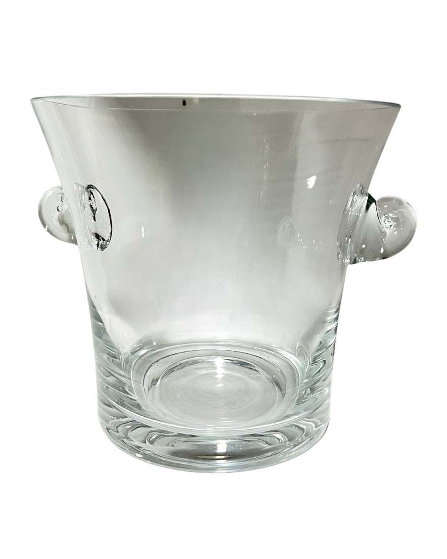 4 Assorted Hand Blown Clear Glass - 3