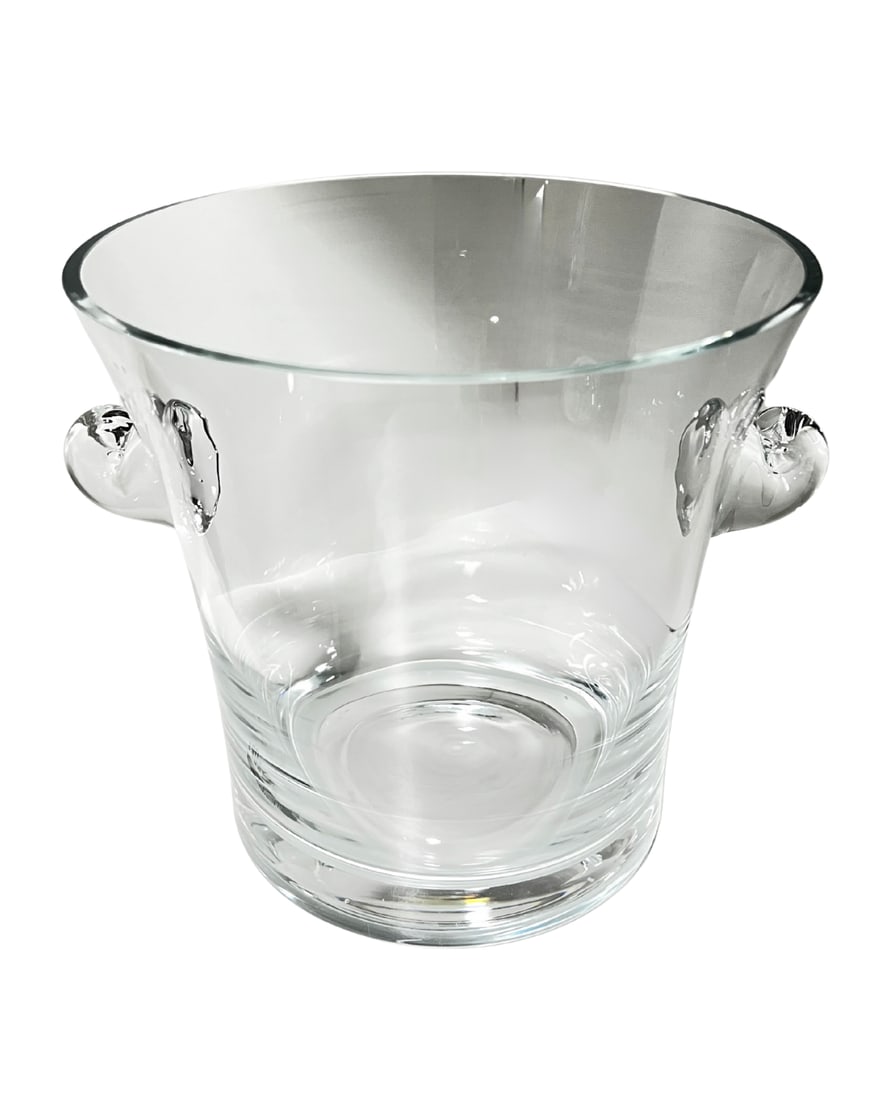 4 Assorted Hand Blown Clear Glass - 4