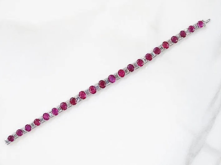 Impressive Ruby & Diamond Bracelet (1 of 1)