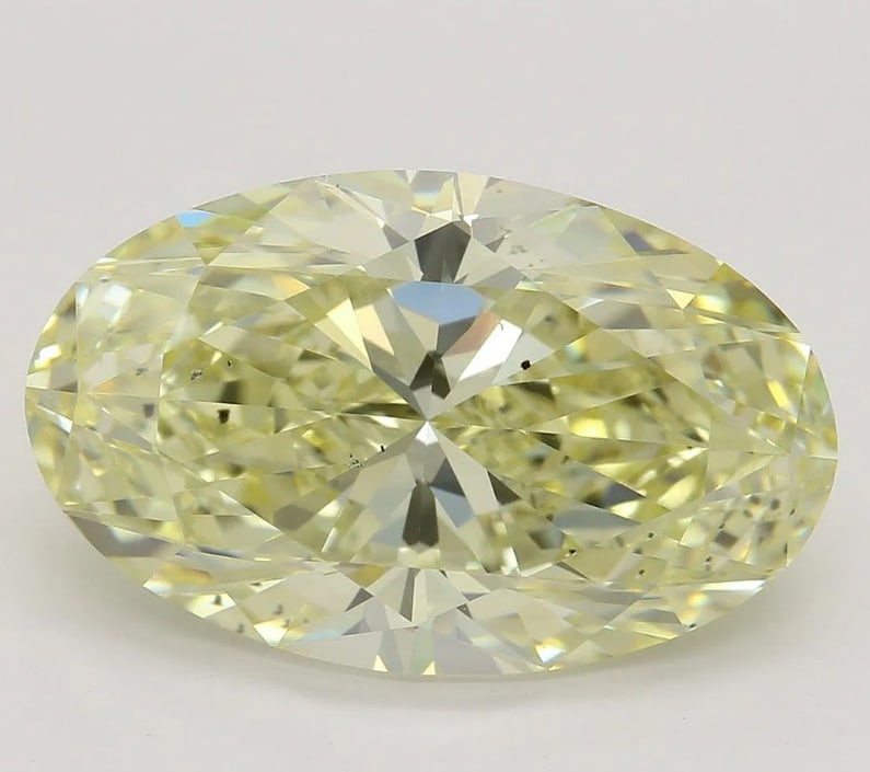 5.06 ct, Lt. Yellow/SI1, Oval cut GIA Graded Diamond (1 of 1)