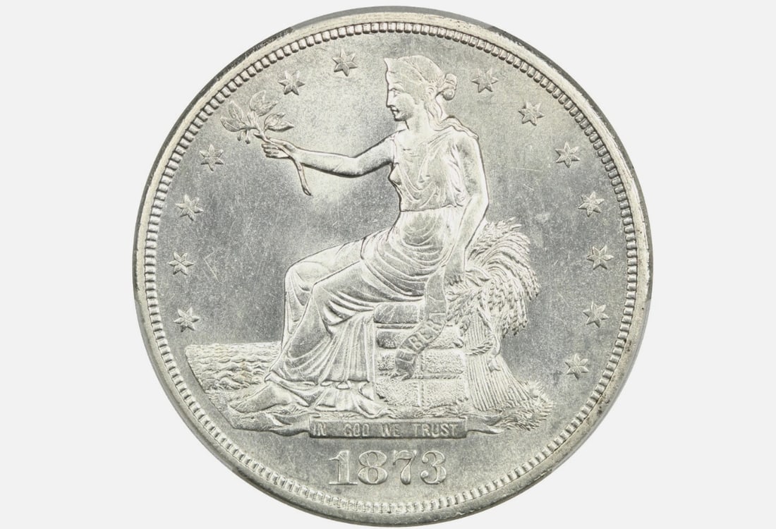 1873-CC Trade $1 PCGS MS63 (1 of 2)