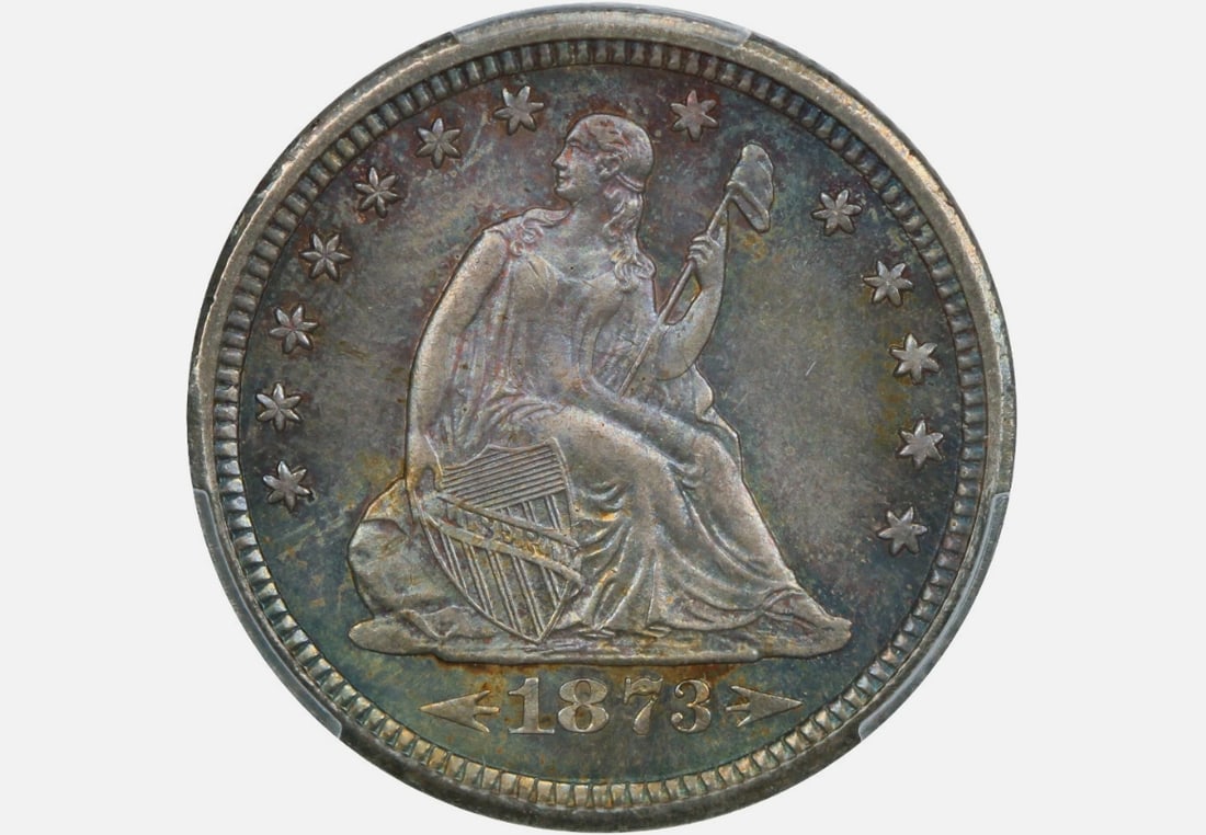 1873-S 25C PCGS MS65 (Arrows) ex: D.L. Hansen (1 of 2)