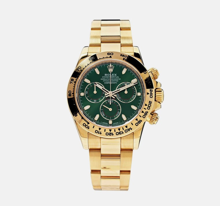 Rolex Daytona 116508 'John Mayer' Yellow Gold Green Dial (2019) watch (1 of 10)