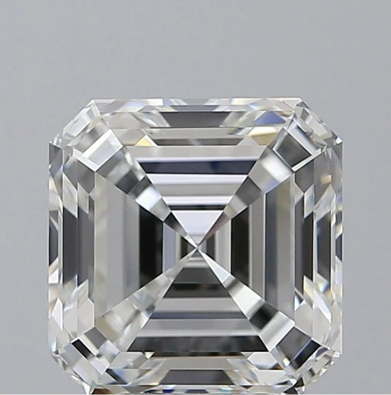 5.01 ct, Color F/IF, Sq. Emerald cut GIA Graded Diamond GIA certification: 5.01 ct, Color F/IF, Sq. Emerald cut GIA Graded Diamond GIA certification
