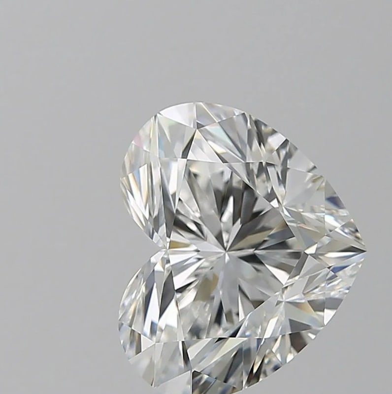6.02 ct, Color E/VS1, Heart cut GIA Graded Diamond GIA certification (1 of 1)
