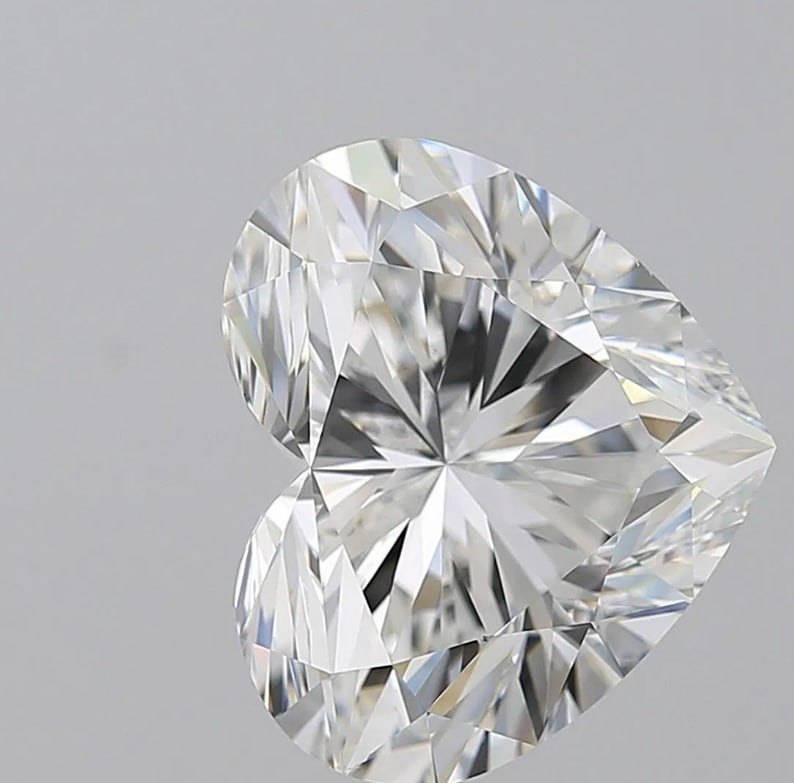 7.03 ct, Color E/VS2, Heart cut GIA Graded Diamond GIA certification (1 of 1)