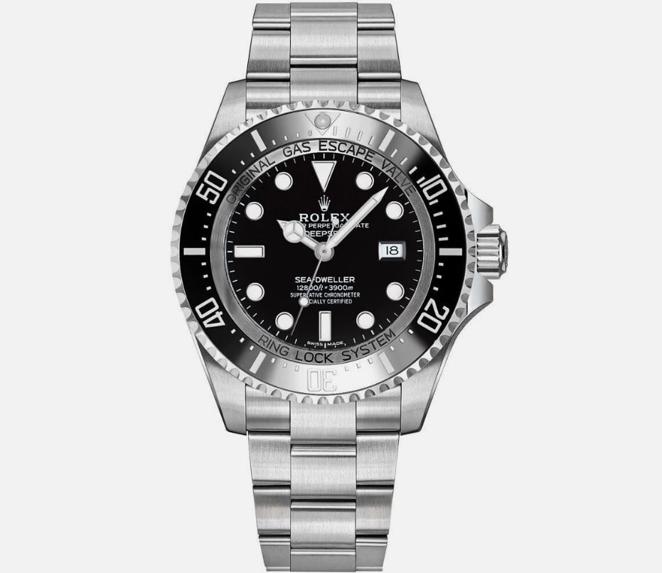 Rolex Sea-Dweller Deepsea 116660 3900M Steel Black Dial Date Men's 44mm Watch (1 of 1)