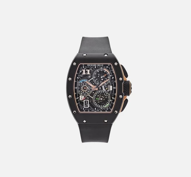 Richard Mille RM 72-01 Lifestyle In-House Chronograph Black Ceramic (1 of 1)