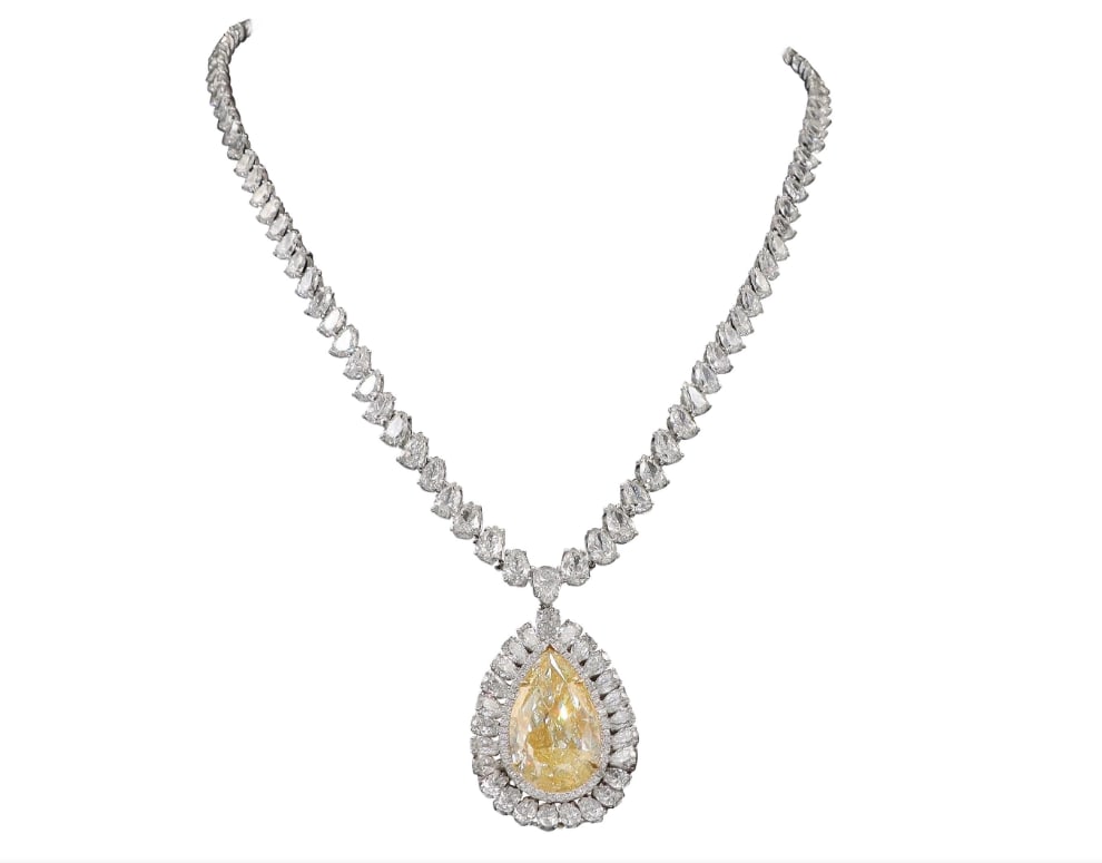 Emilio Jewelry Certified 83.00 Carat Fancy Diamond Necklace (1 of 1)