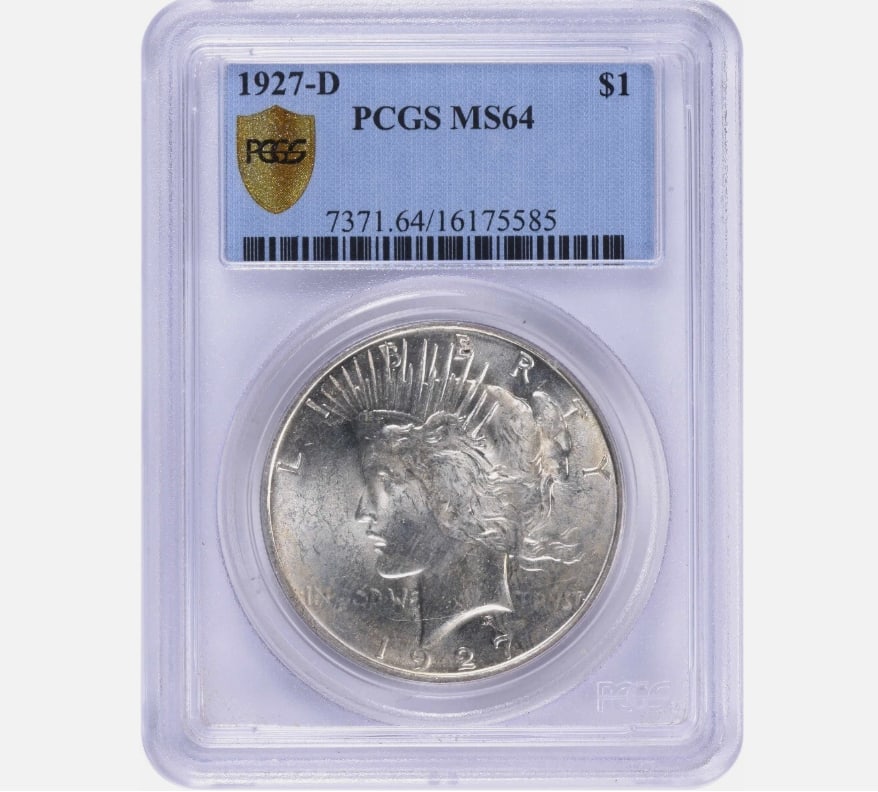 1927-D Peace Silver Dollar MS64 PCGS (1 of 1)