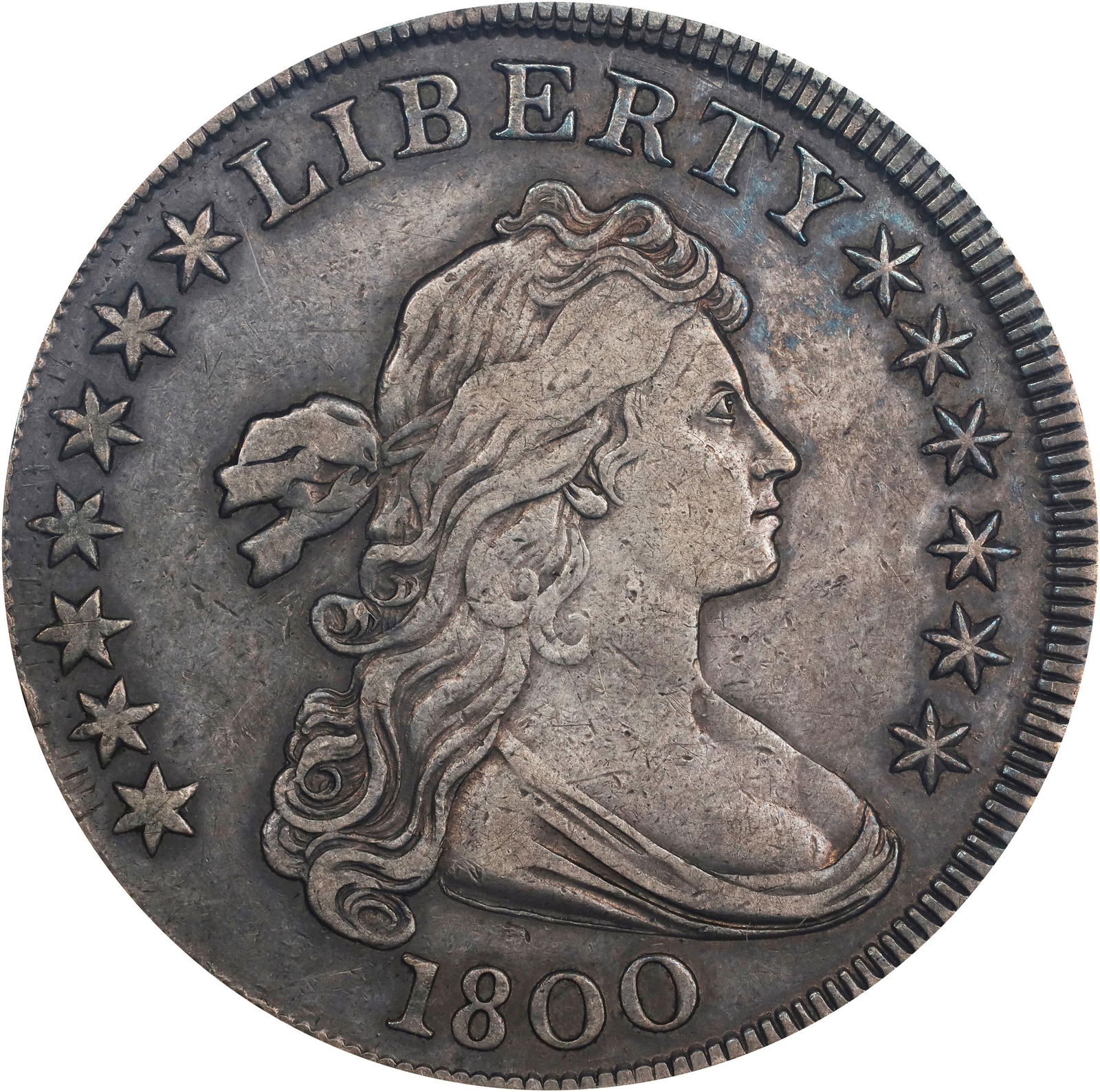 ANACS XF 40 1800 Draped Bust Silver Dollar (1 of 2)