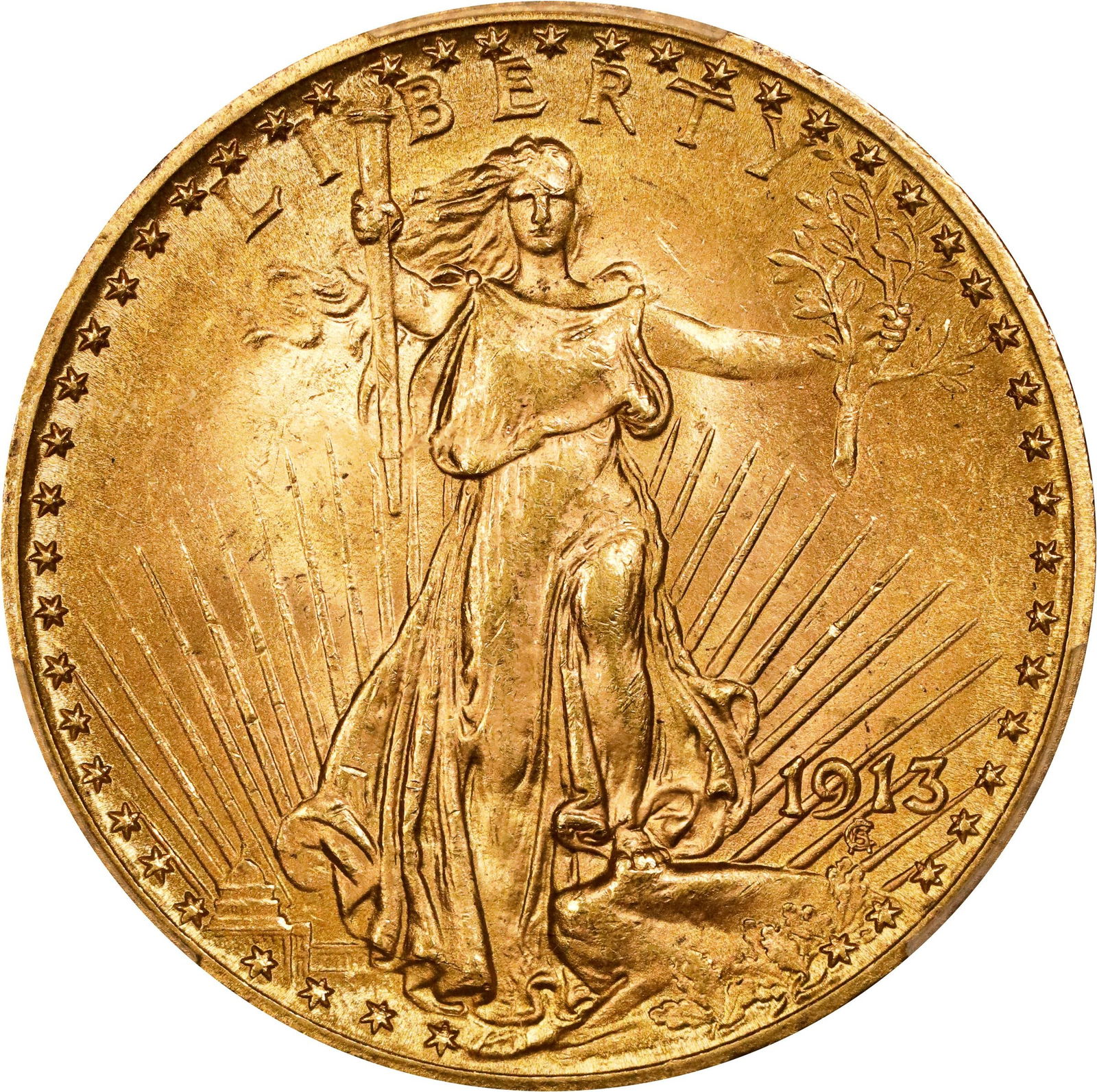 1913 Saint-Gaudens Double Eagle. MS-64 (PCGS). (1 of 2)