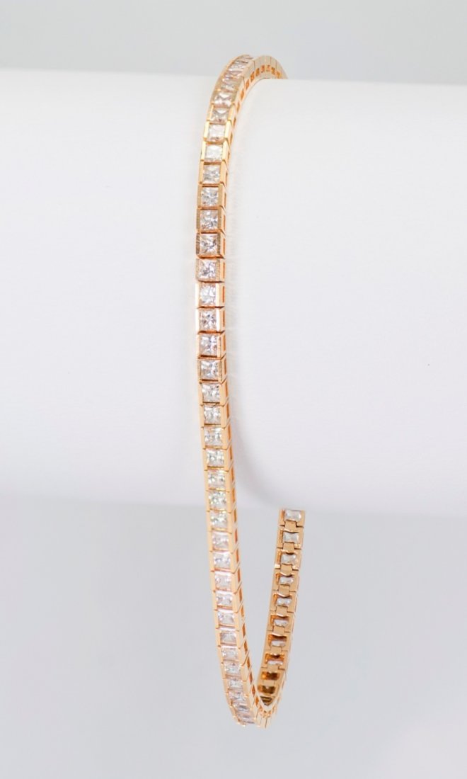 Diamond & 14K Tennis Bracelet