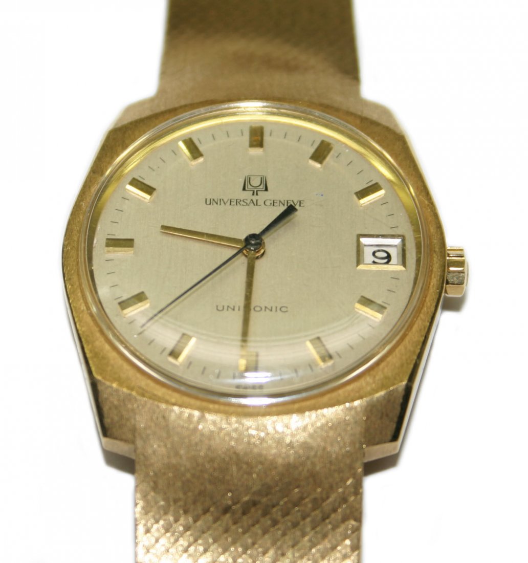 Universal Geneve 18k Gold Men's Watch Unisonic (2527)