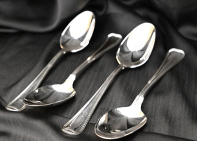 Collection of Gorham Sterling Silver Flatware in Old French Pattern
