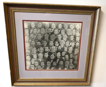 Historic 1915 Photo Composite of Florida's 1861 Secession Convention Members