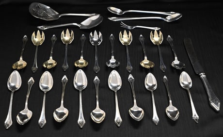 Gorham Clermont Sterling Silver Flatware Collection (1915)