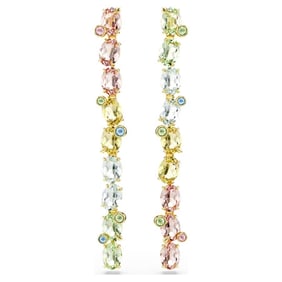 Swarovski - Gema Long Gold-Plated Crystal Earring