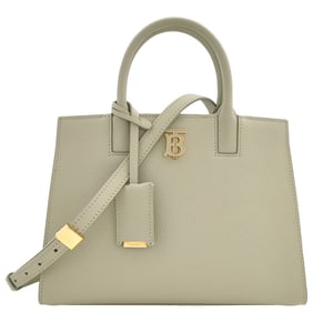 Burberry - Mini Frances Leather Top Handle Bag