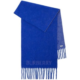 Burberry - Wool Blend Equestrian Knight Felted Scarf