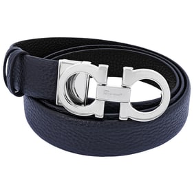 Ferragamo - Salvatore Ladies Reversible And Adjustable Gancini Belt, Size 95 cm