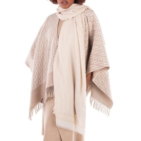Fendi - Jacquard FF Logo Fringed Scarf