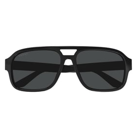 Gucci - Smoke Navigator Men's Sunglasses