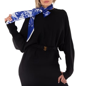Burberry - Silk Rose Print Scarf