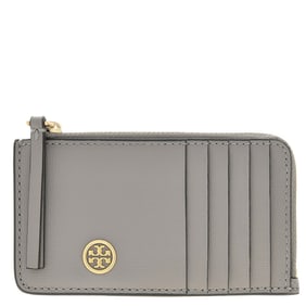 Tory Burch - Robinson Top-Zip Leather Card Case