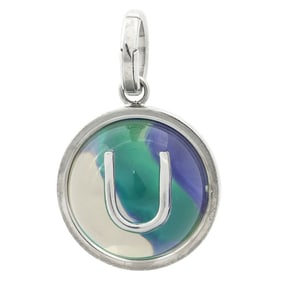Burberry - Marbled Resin U Alphabet Charm