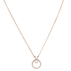 Swarovski - Constella Pendant Cz Rose Gold Shiny White