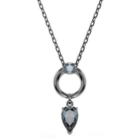 Swarovski - Mesmera Ruthenium Plated Mixed Cuts Necklace