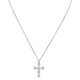 Swarovski - Insigne Pendant Cross Constella Rhodium Shiny White